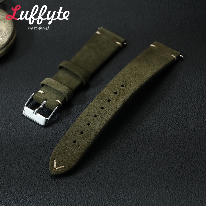 Smartwatch Vintage Watches For Women - Vintage Suede Leather Watch Band 18mm