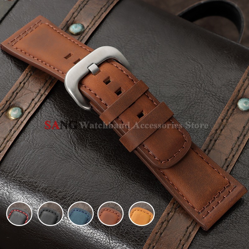 Smartwatch Vintage Watches For Women - 28mm Vintage Leather Watchband Calfskin Watches