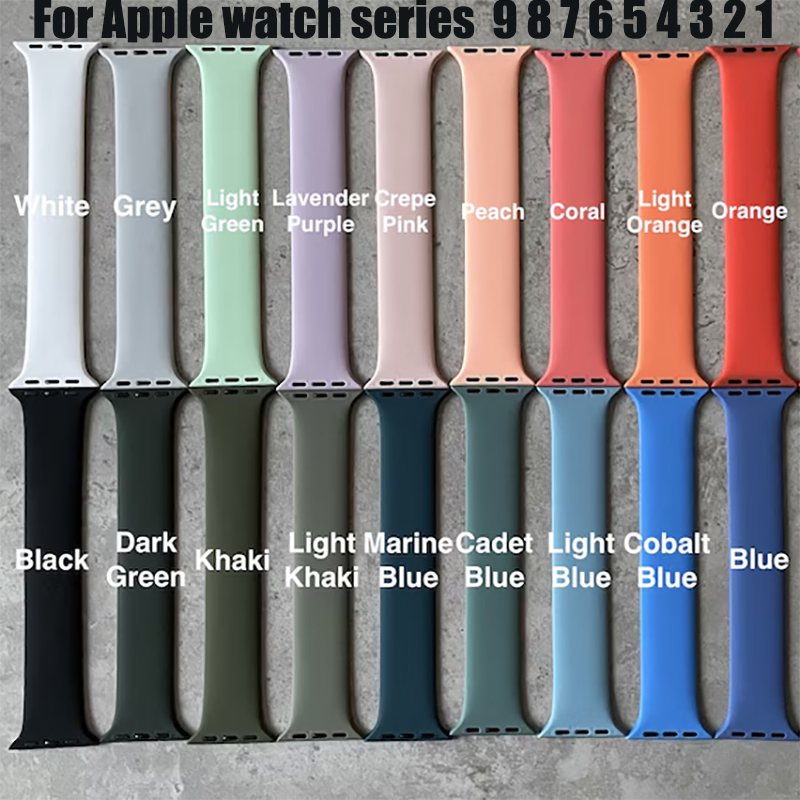 Silicone Sport Band - Solo Loop silicone for apple Watch
