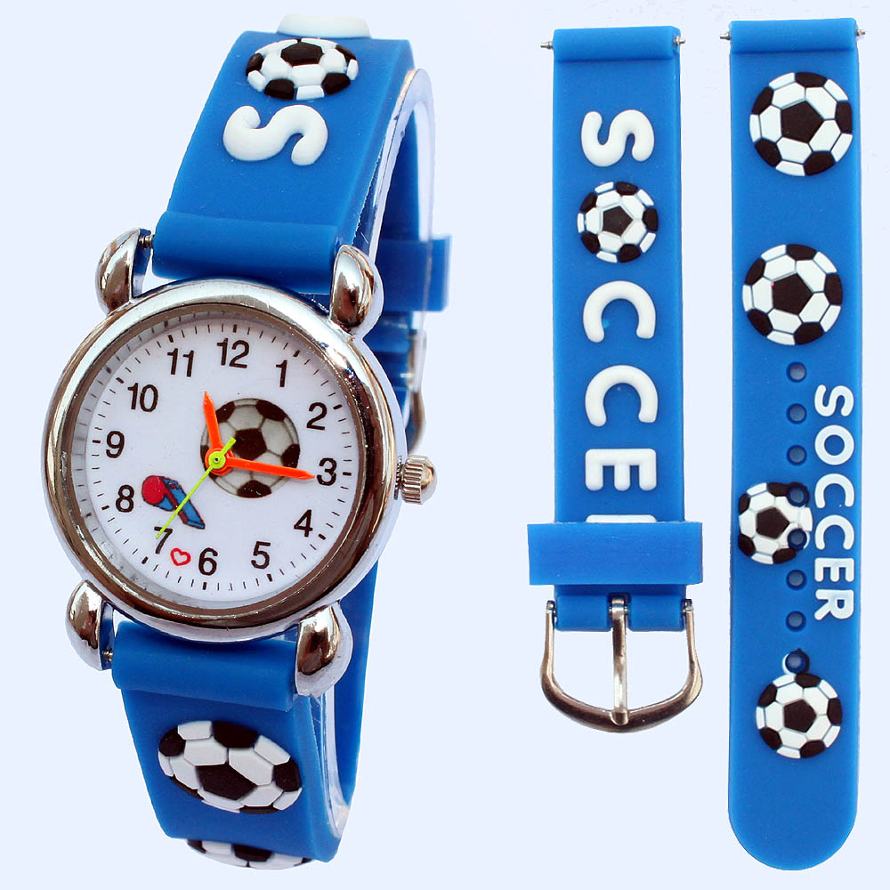 Silicone Sport Band - Hot Popular 3D Watch Sport Football
