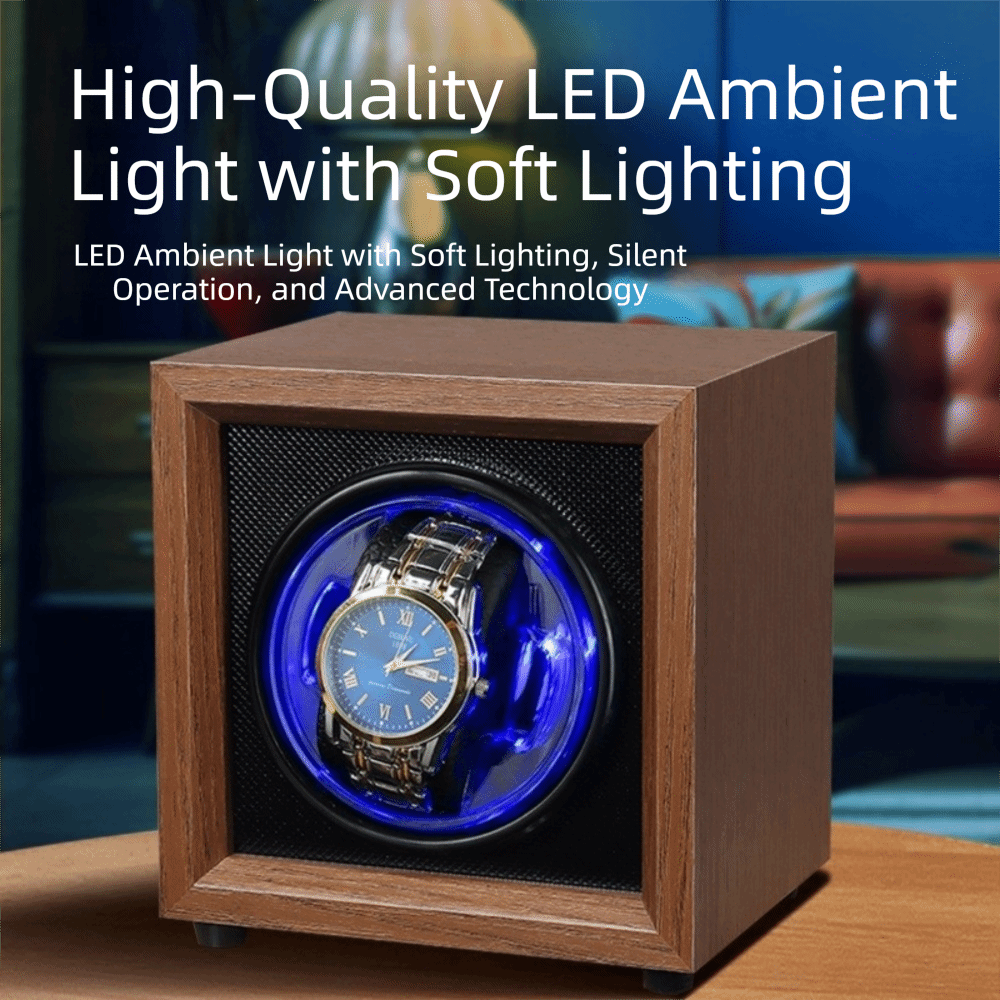 Watch Winder Single - USB Power Automatic Watch Winder Wooden