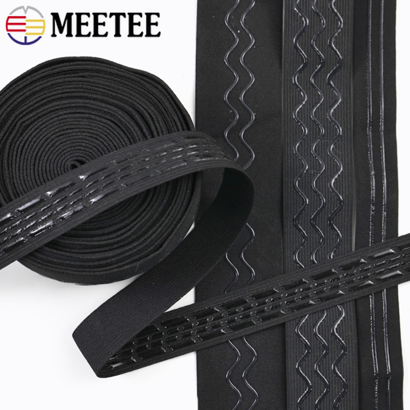 Silicone Sport Band - 10Meters 20-40mm Elastic Band Non-slip Silicone
