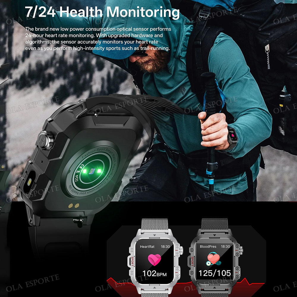 2026 New Rugged Military GPS S - огляд і ціна Smartwatch Rugged Watches For Men