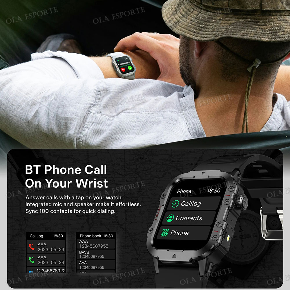 2026 New Rugged Military GPS S - огляд і ціна Smartwatch Rugged Watches For Men