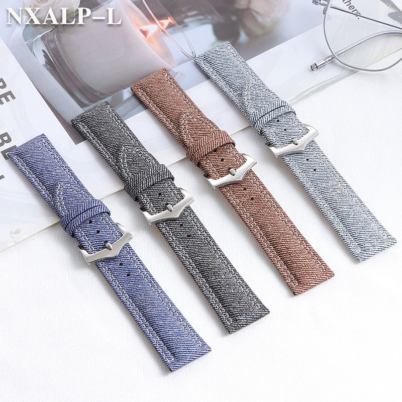 Denim Canvas Nylon Watch Strap - огляд і ціна Seiko Watches Smartwatch