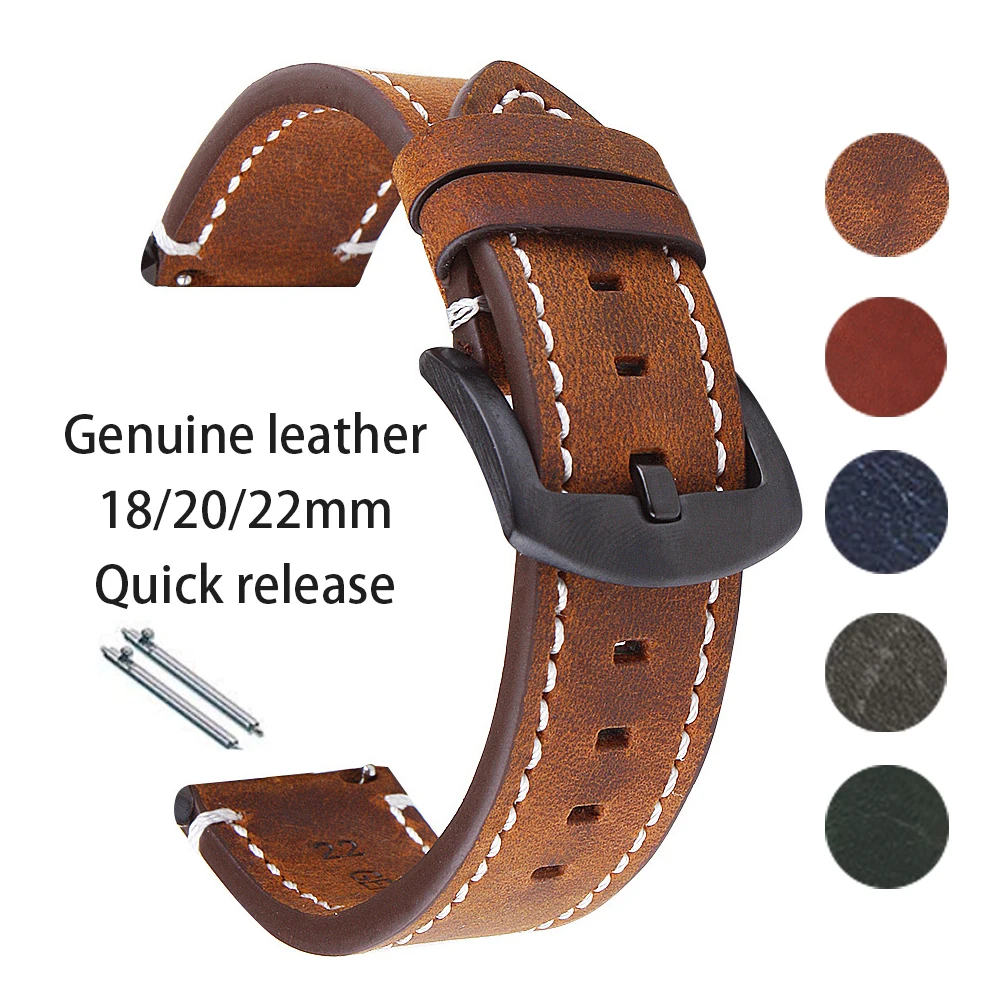 Retro Genuine Leather Watch St - огляд і ціна Seiko Watches Smartwatch