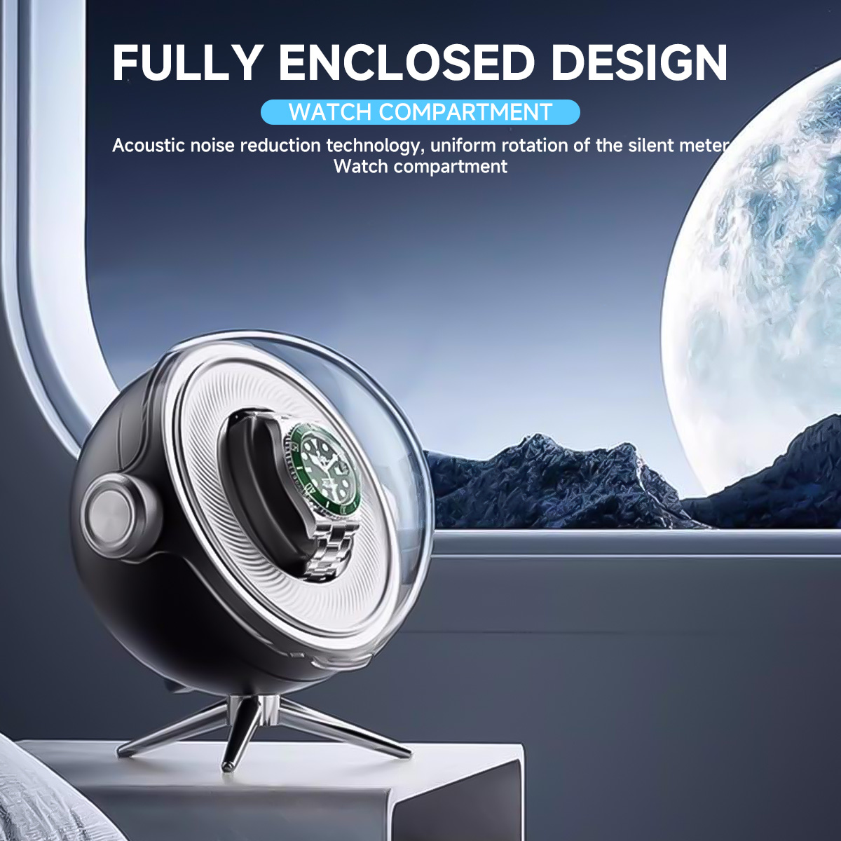 High End Silent Breathing Ligh - огляд і ціна Watch Winder Single
