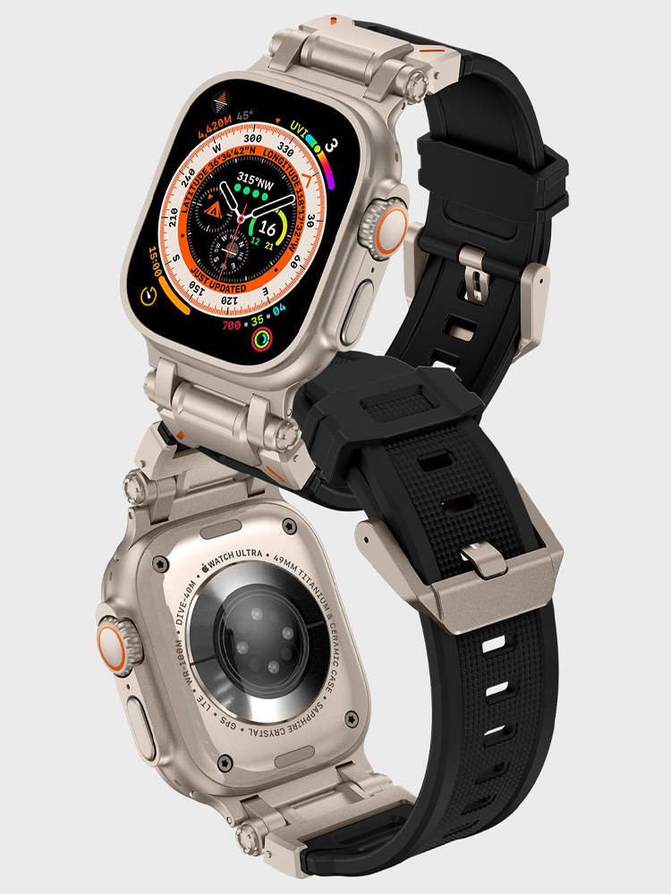 Silicone Strap For Apple Watch - огляд і ціна Smartwatch Rugged Watches For Men