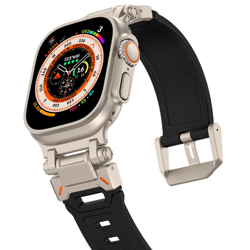 Silicone Strap For Apple Watch - огляд і ціна Smartwatch Rugged Watches For Men