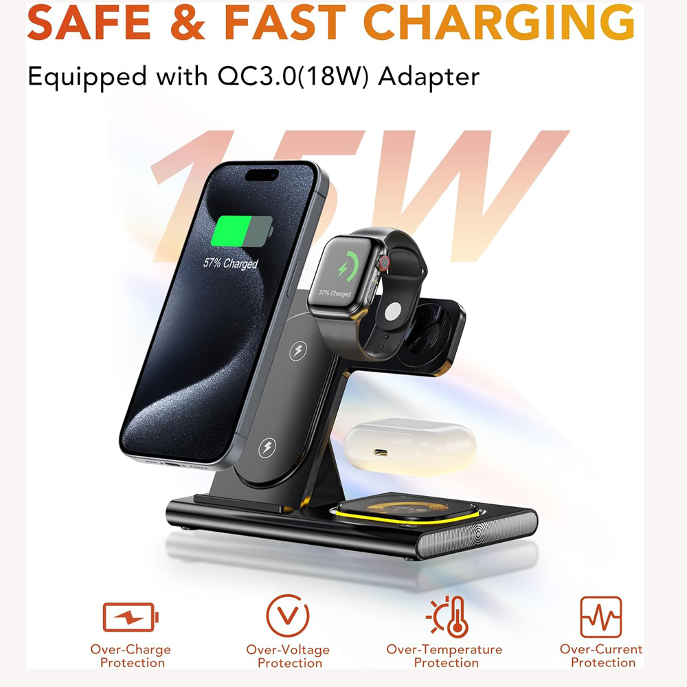 3 in 1 Foldable Charging Stati - огляд і ціна Watch Watch Xs