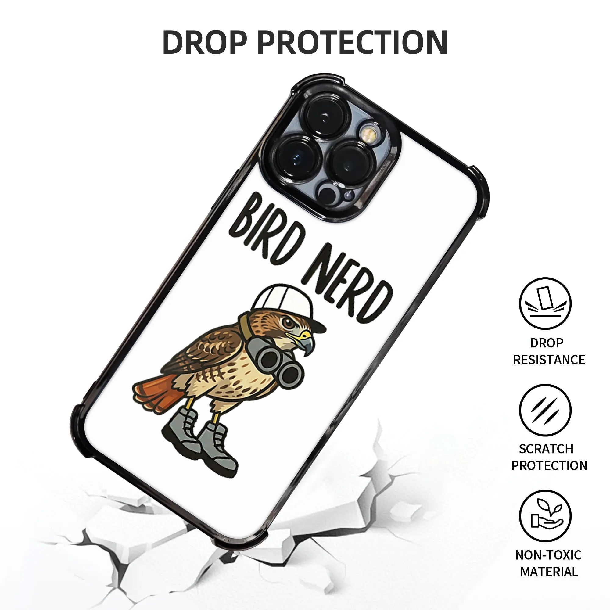 Funny Bird Nerd Watching Red T - огляд і ціна Watches Original