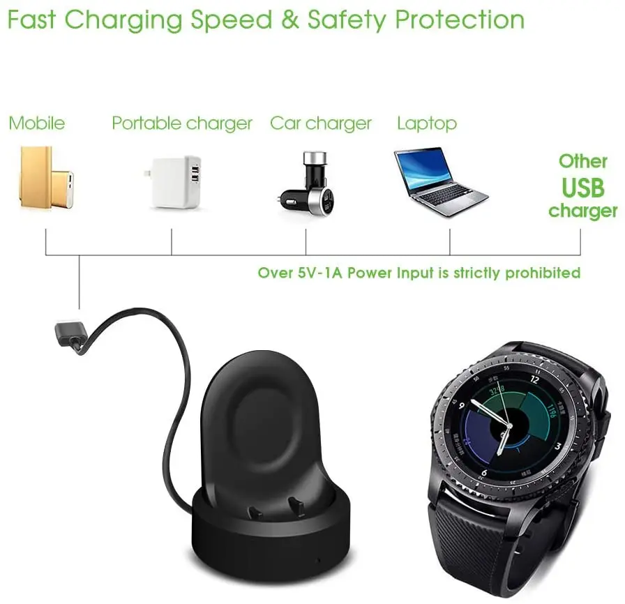 Wireless Fast Charger Base For - огляд і ціна Watch R815