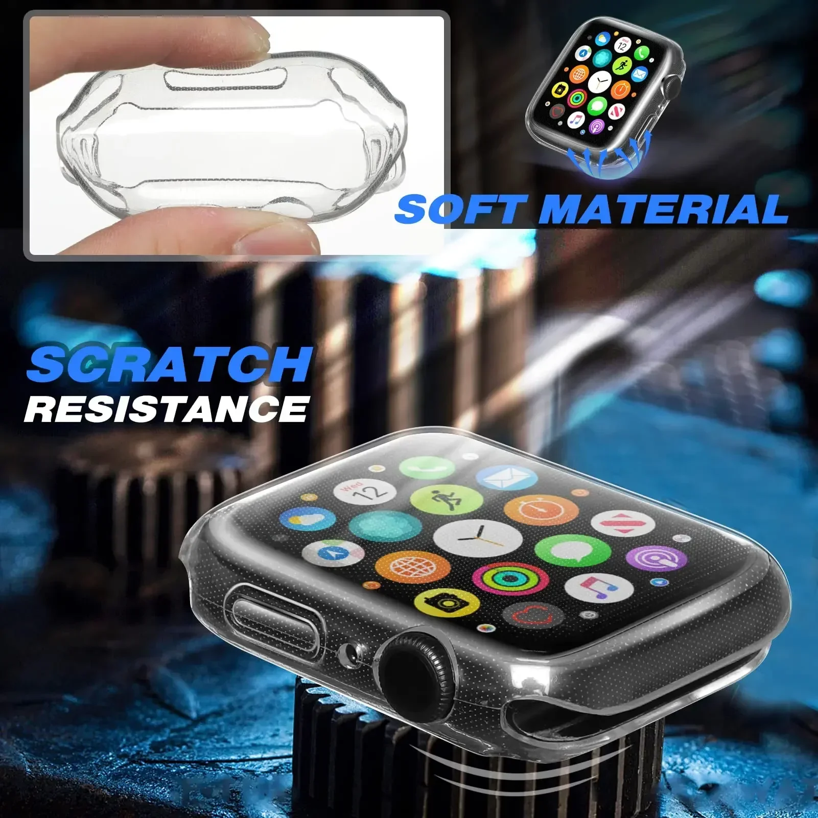 Cover For Apple Watch Case 44m - огляд і ціна Smartwatch Watches Girls