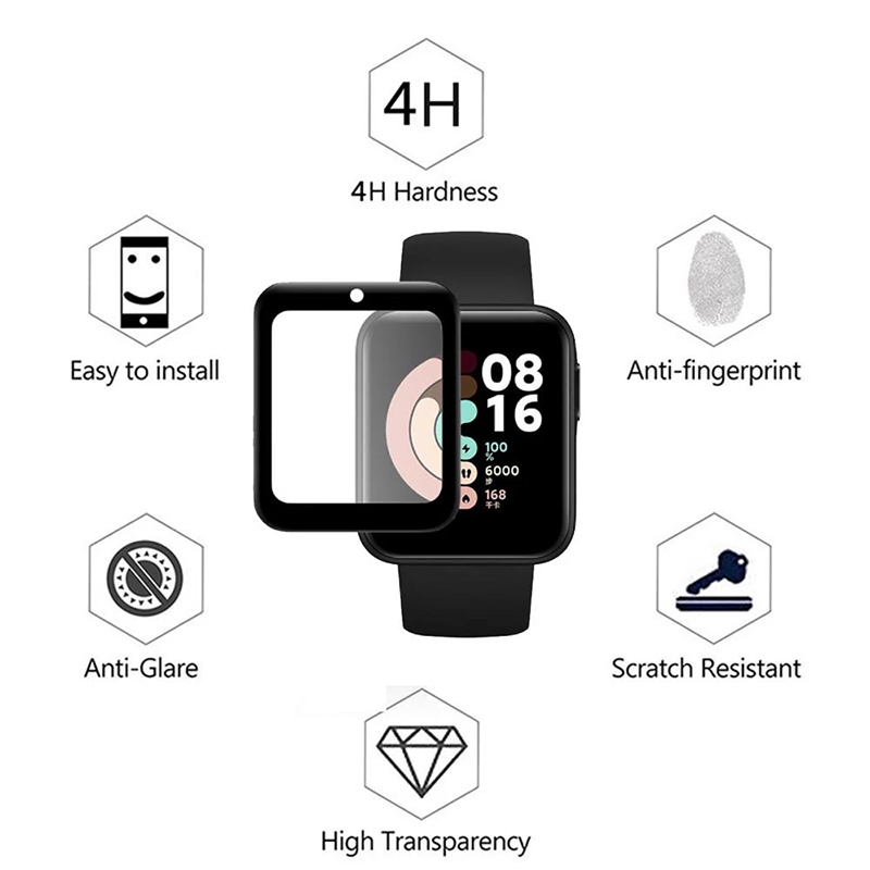 2 Pcs Tempered Glass for Redmi - огляд і ціна Watch Redmi