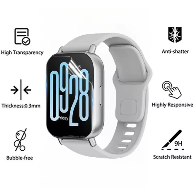 1-5Pcs Watch Hydrogel Film For - огляд і ціна Watch Redmi