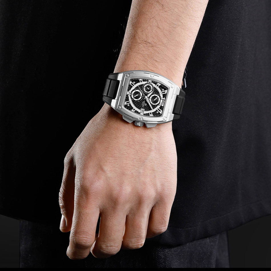 NAVIFORCE Men's Waterproof Lux - огляд і ціна Silicone Sport Band
