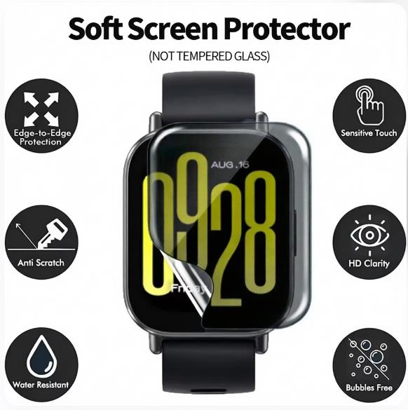 2Pcs Privacy Hydrogel Film For - огляд і ціна Watch Redmi