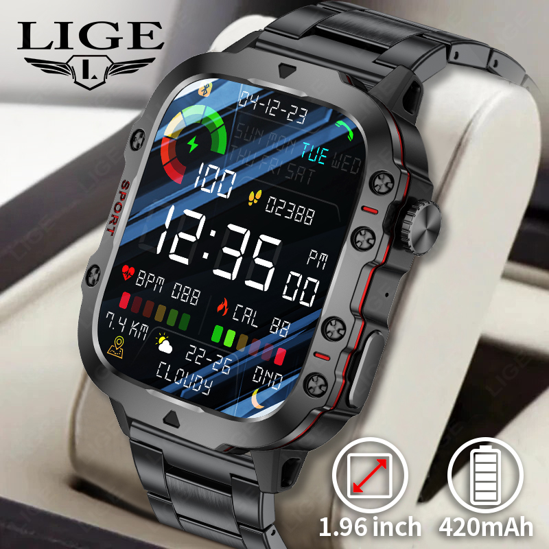 2026 Rugged Military Fitness S - огляд і ціна Smartwatch Rugged Watches For Men