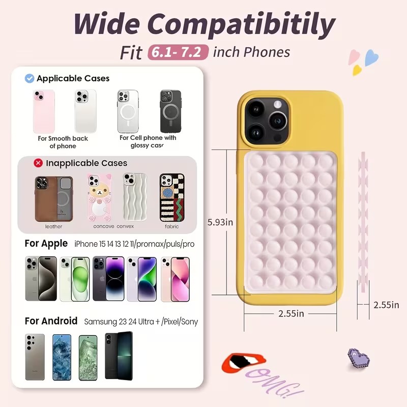 2-Pack Silicone Suction Phone  - огляд і ціна Watches Original