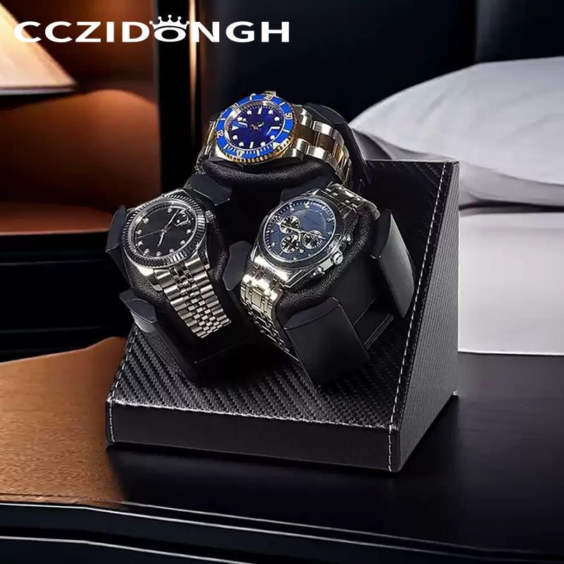 3+0 Watch Winder Leather Autom - огляд і ціна Watch Winder Single