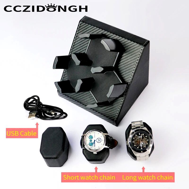 3+0 Watch Winder Leather Autom - огляд і ціна Watch Winder Single