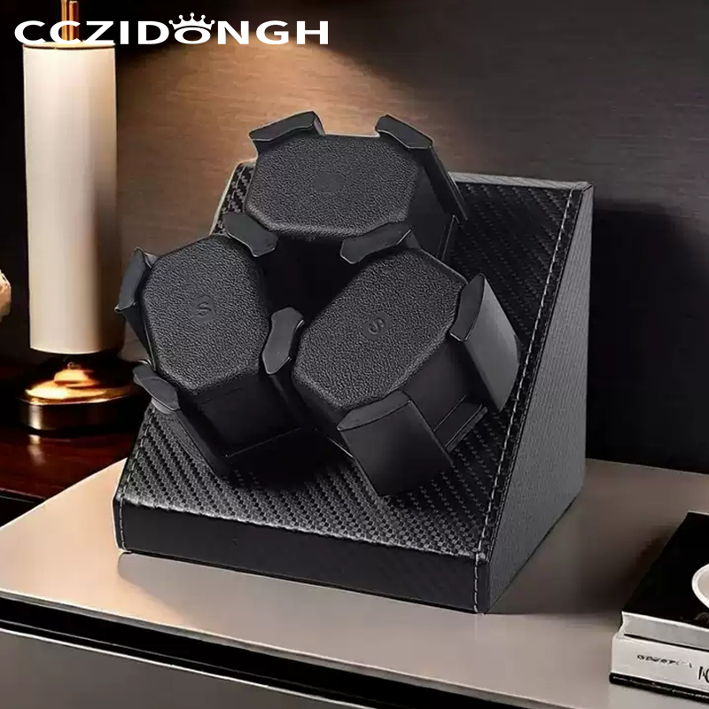 3+0 Watch Winder Leather Autom - огляд і ціна Watch Winder Single