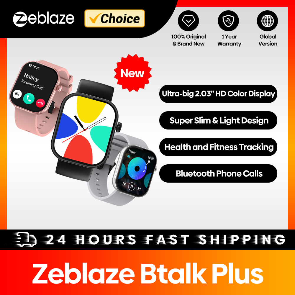 New Zeblaze Btalk Plus Voice C - огляд і ціна Smartwatch Health Watches