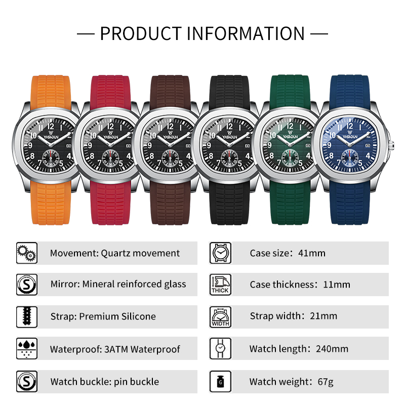 Brand Sport Men‘s Watches Busi - огляд і ціна Silicone Sport Band