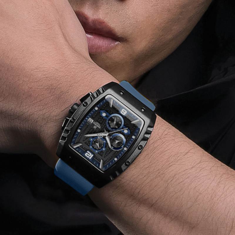 NAVIFORCE Men's Luxury Watch W - огляд і ціна Silicone Sport Band