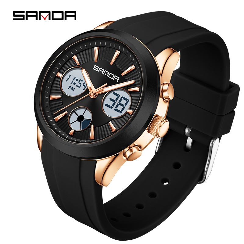 SANDA electronic watch luminou - огляд і ціна Smartwatch Watches Girls