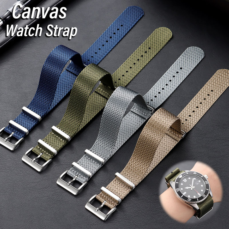 Canvas Nylon Watch Band 18mm 2 - огляд і ціна Seiko Watches Smartwatch