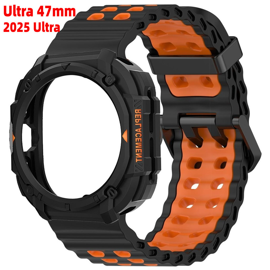 New Armor Case+Strap For Samsu - огляд і ціна Silicone Sport Band