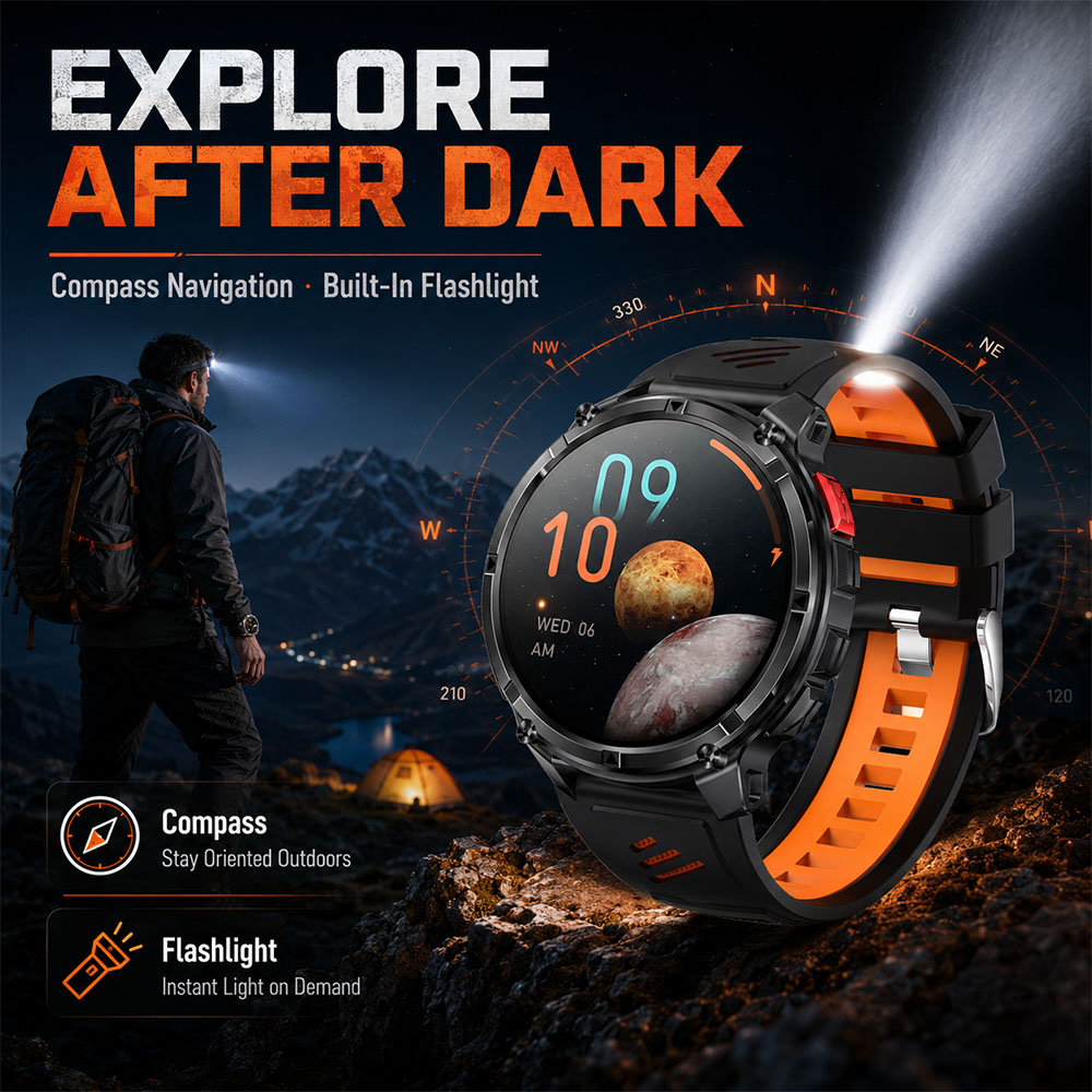 YAOCX AMOLED Smartwatch Men 11 - огляд і ціна Smartwatch Rugged Watches For Men