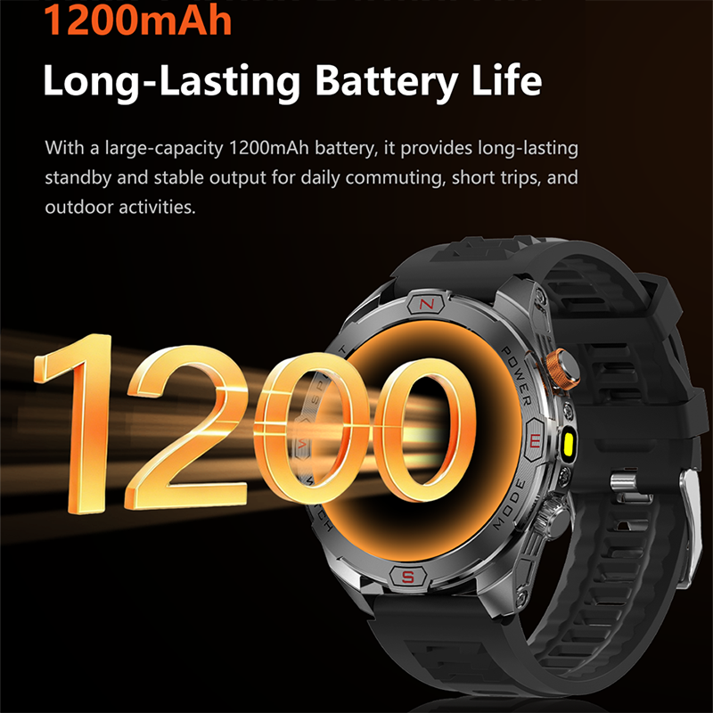 2026 New Rugged Power Smart Wa - огляд і ціна Smartwatch Rugged Watches For Men