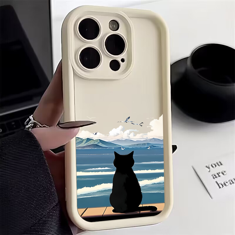 Cute Cat Watching the Sea Phon - огляд і ціна Watch Watch Xs