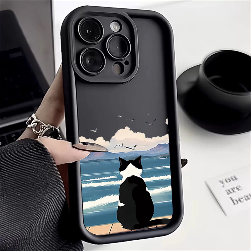 Cute Cat Watching the Sea Phon - огляд і ціна Watch Watch Xs