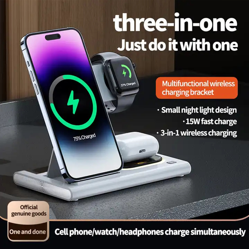 3 In 1 Wireless Charger For iP - огляд і ціна Watch Watch Xs