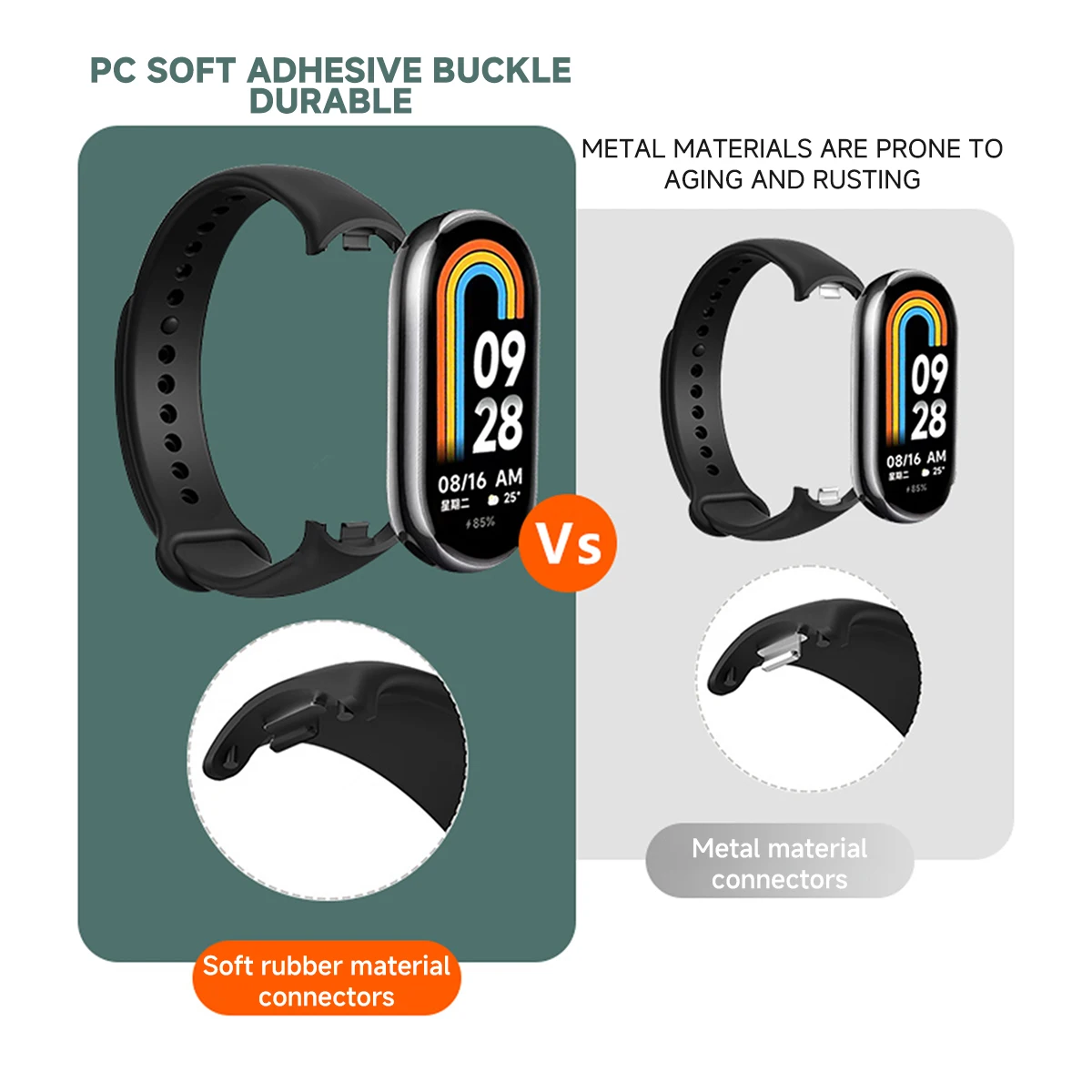 Strap for Xiaomi Mi Band 9/9 N - огляд і ціна Silicone Sport Band