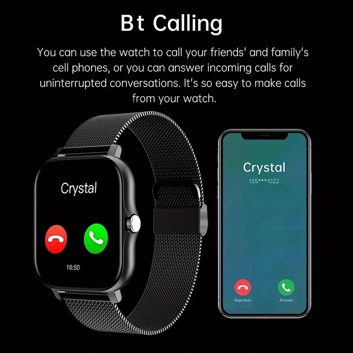 Smart Watch For Android IOS Wa - огляд і ціна Smartwatch Sports Watches For Women