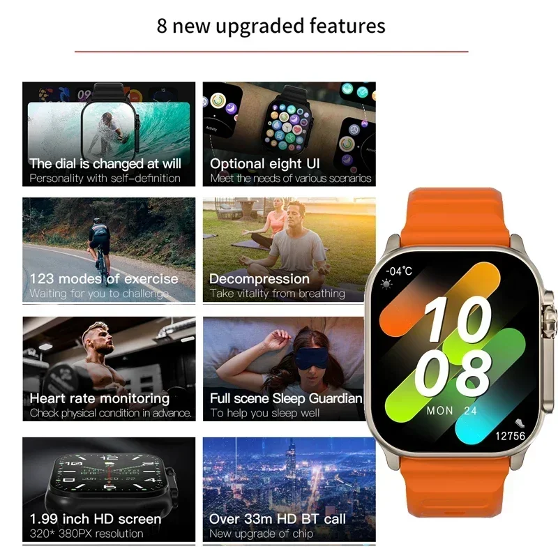 New Series 9 Watch PK HK8 PRO  - огляд і ціна Smartwatch Watches Girls