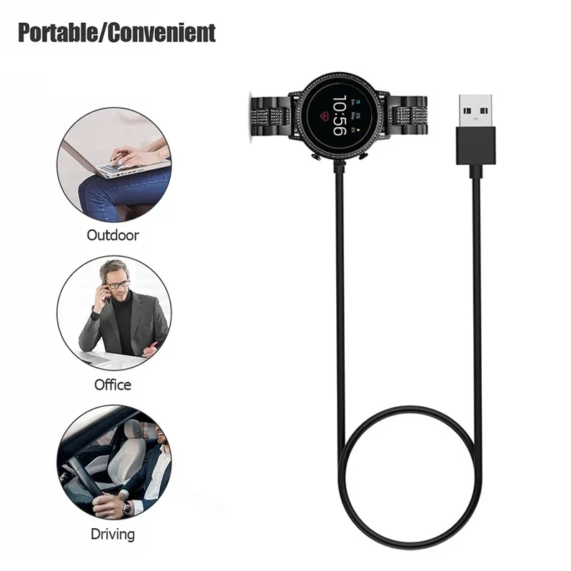 1M USB Magnetic Fast Charger D - огляд і ціна Fossil Watches Smartwatch Gen 6