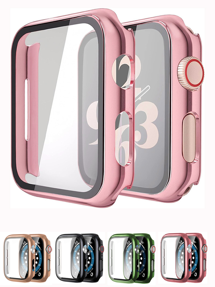 Glass+case For Apple Watch ban - огляд і ціна Smartwatch Watches Girls