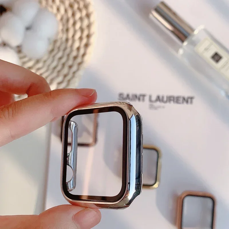 Glass+case For Apple Watch ban - огляд і ціна Smartwatch Watches Girls