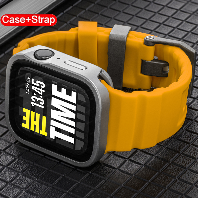 For Apple Watch Waterproof Cas - огляд і ціна Silicone Sport Band
