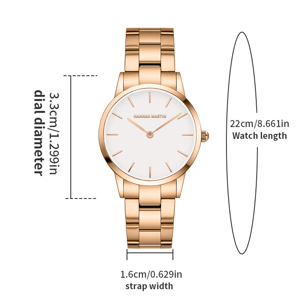 Womens Watch Rose Gold Stainle - огляд і ціна Anti-Magnetic Watch