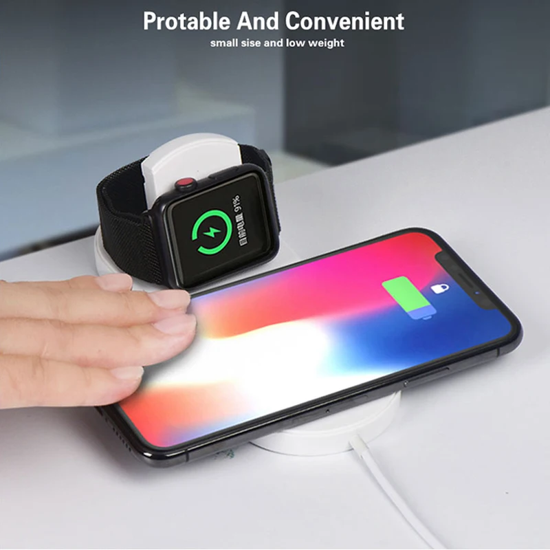 2 in 1 Fast Wireless Charger P - огляд і ціна Watch Watch Xs