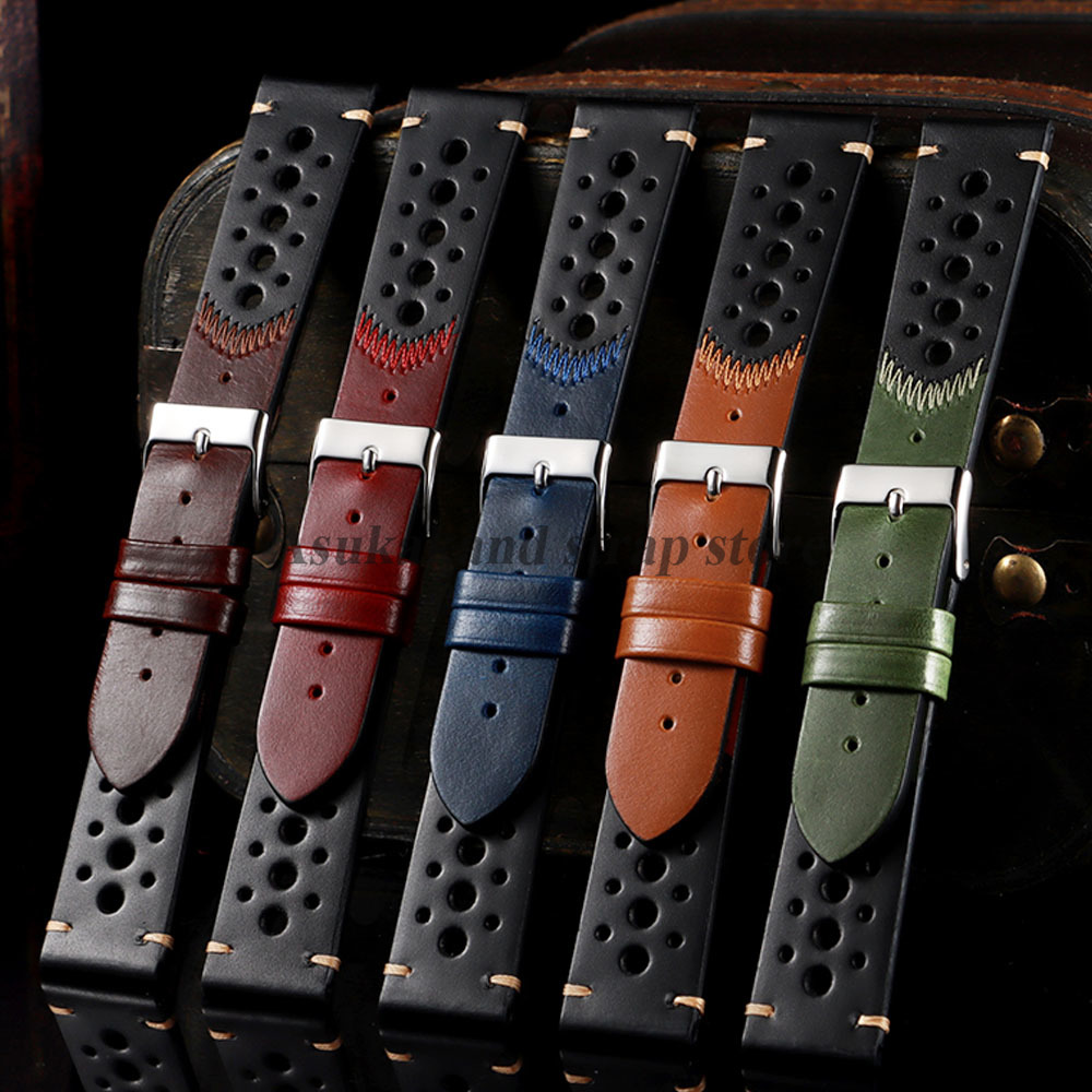 New Oil Wax Leather Watch Stra - огляд і ціна Seiko Watches Smartwatch