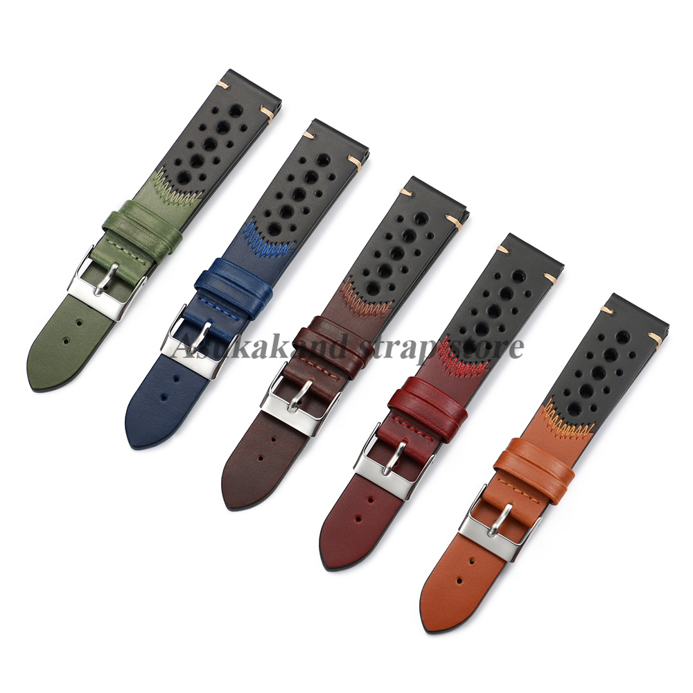New Oil Wax Leather Watch Stra - огляд і ціна Seiko Watches Smartwatch
