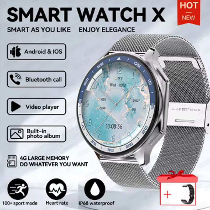 1.43 inch Big Screen Men Women - огляд і ціна Watch Watch Xs
