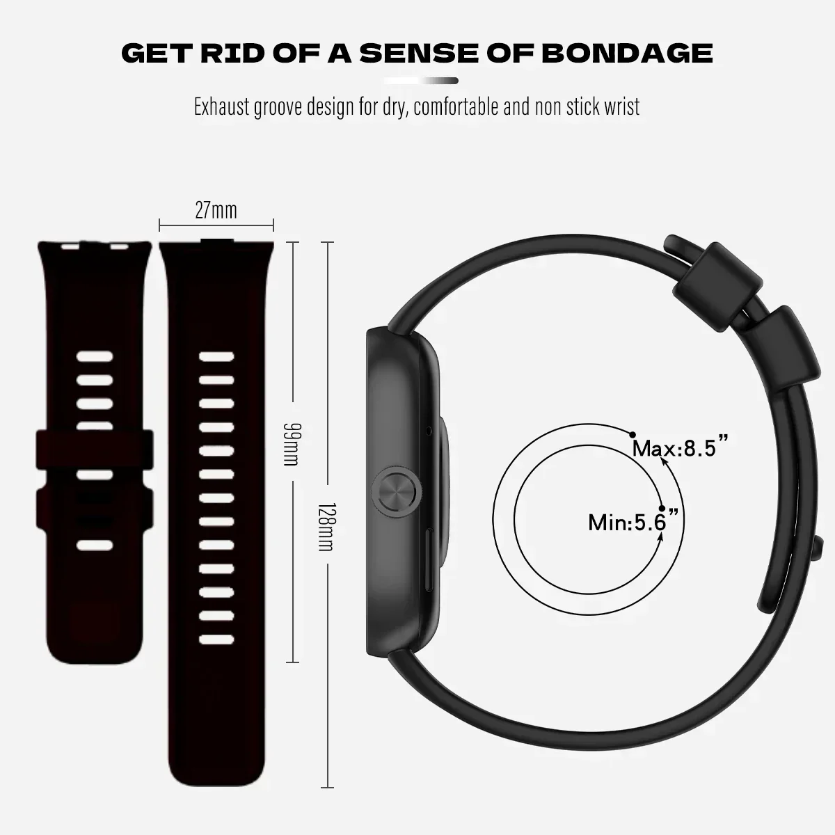 Watchband + Case For Xiaomi Re - огляд і ціна Watch Redmi